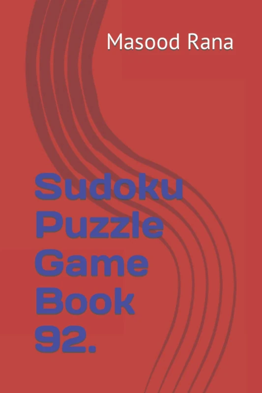 Sudoku Puzzle Game Book 92.