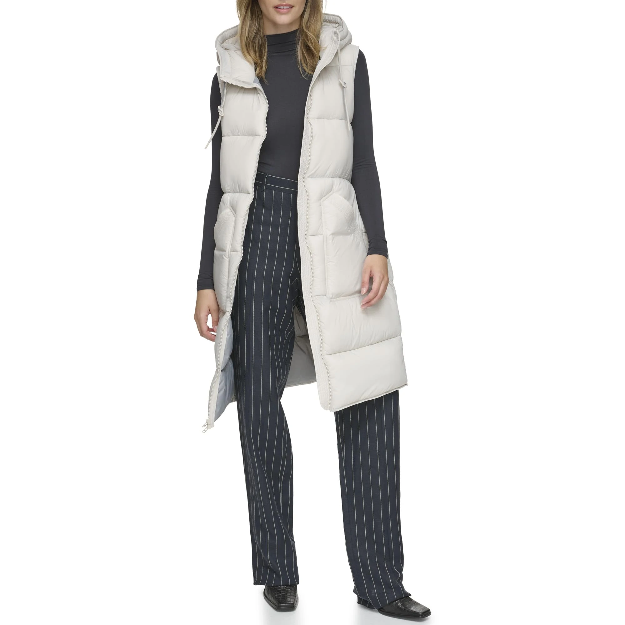 Marc New York by Andrew Marc Women's Mw2ap067-m00-m Down Alternative Coat, Moon, M