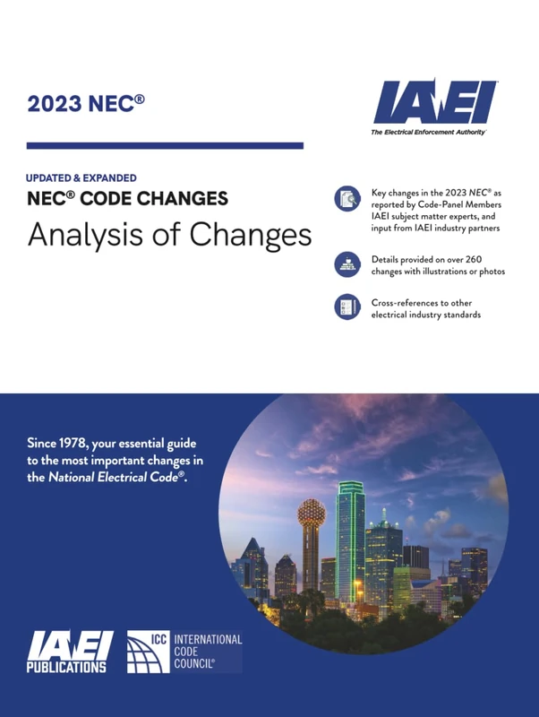 Analysis of Changes, NEC-2023