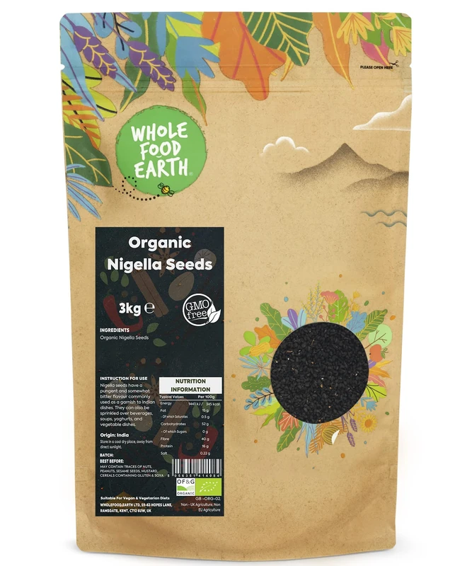 Wholefood Earth Organic Nigella Seeds - 3 kg