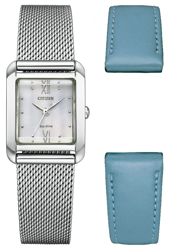 Citizen Women's Analogue Eco-Drive Watch with a Stainless Steel Band