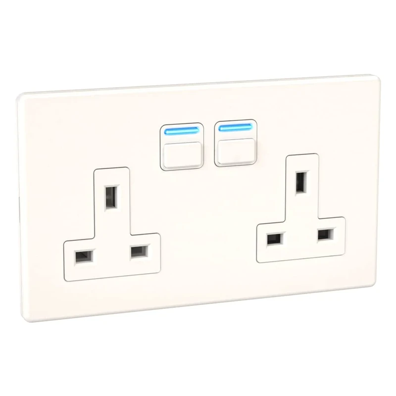 Lightwave LP42WHMK2 Smart Socket with Energy Monitoring, 3000W - Works with Alexa, Google Assistant, HomeKit. iOS & Android Compatible