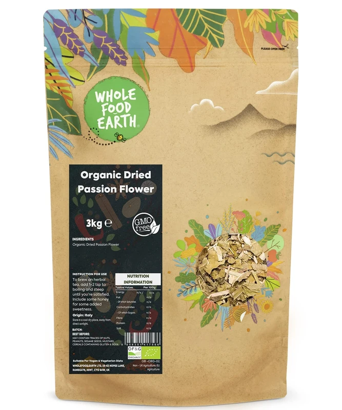 Whole Food Earth® - Organic Dried Passion Flower 3 kg