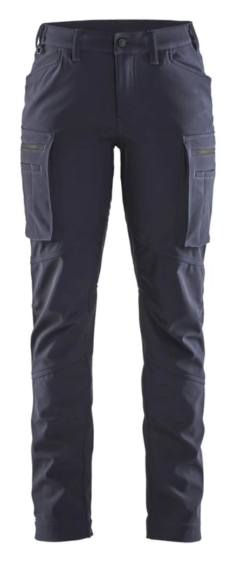 BLAKLADER Women's Softshell Winter Trousers, Blue, S