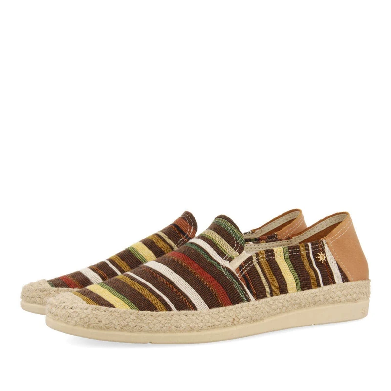 GIOSEPPO La Siesta Espadrilles in Brown Mens Dunes M Slipper, 8.5 UK