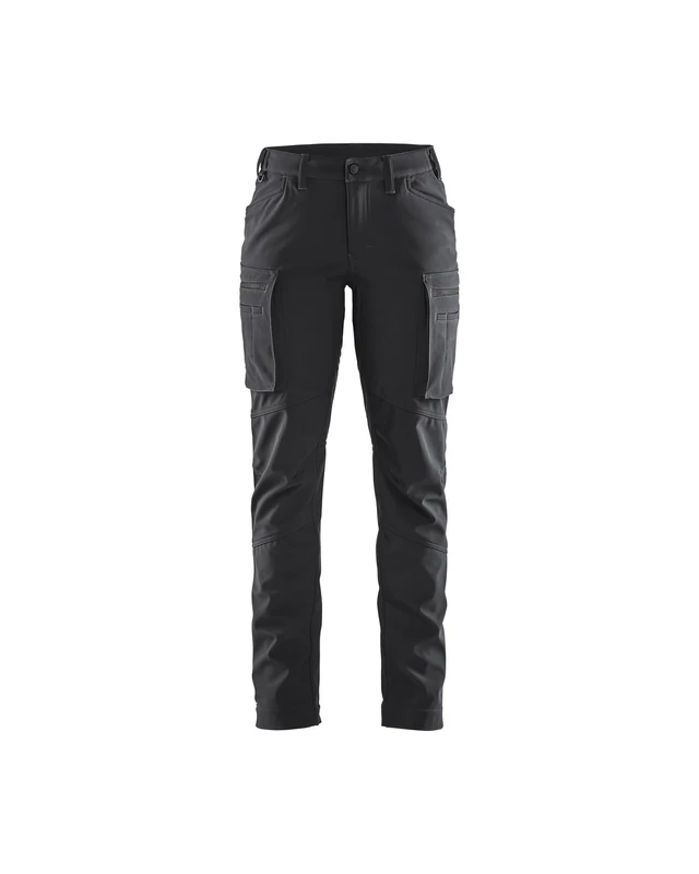 Blaklader Trousers Brand Model Winter Softshell Service Trousers Black/White