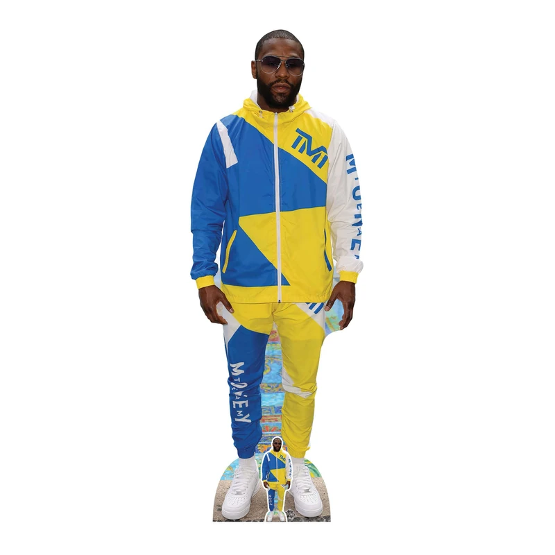CS1024 Floyd Mayweather Lifesize Cardboard Cutout With Mini Boxer