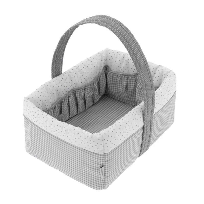Cambrass - Basket Basket 22.5 x 29 x 29 cm Vichy10 Grey