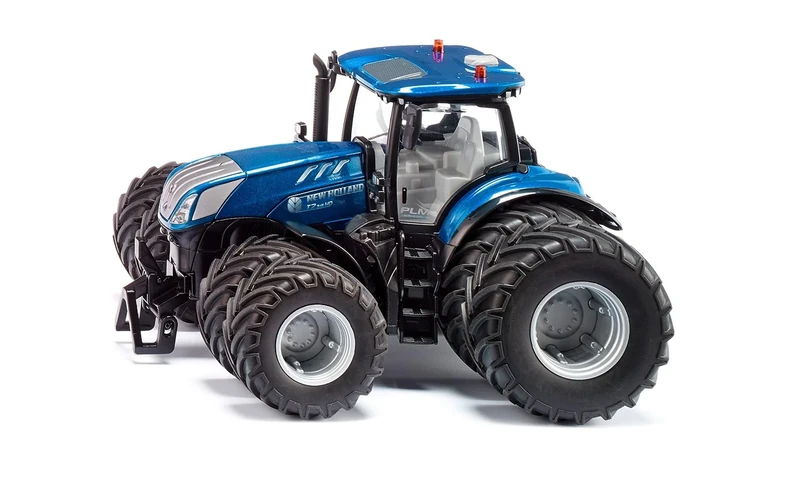 siku 6738, New Holland T7.315 Tractor, 1:32, Blue, Metal/Plastic, Remote controlled, Controlled with app via Bluetooth, With removable double tyres, This version without remote control