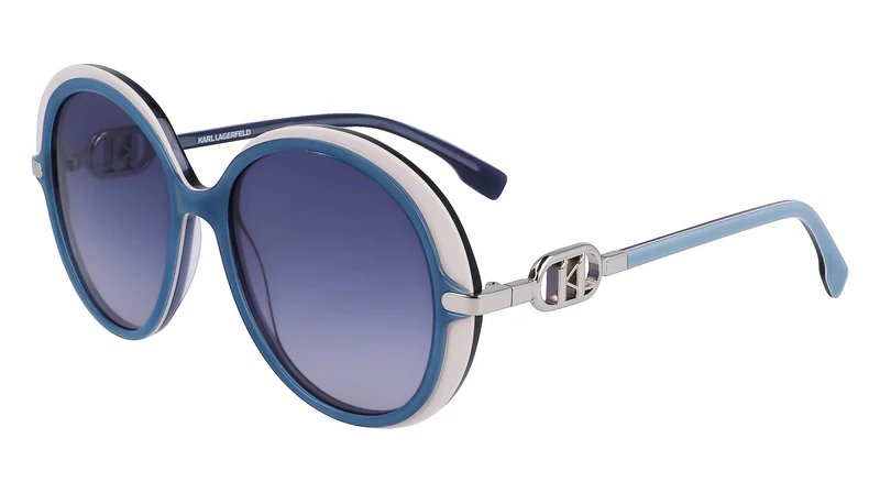 Karl Lagerfeld Womens sunglasses, Sky blue/white., 70