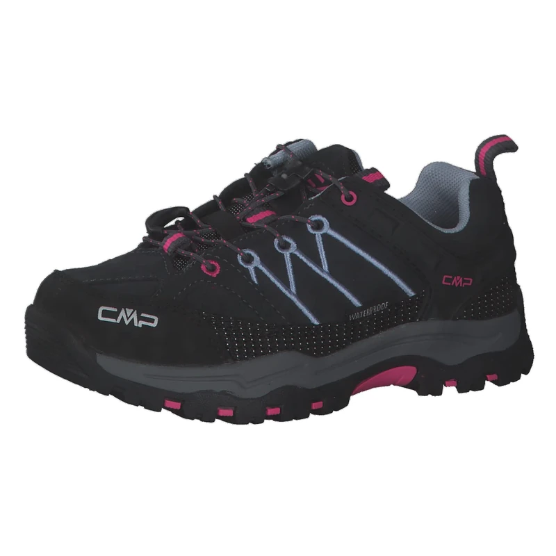 CMP Kids Rigel Low Trekking Shoes WP, Shoes Rise Hiking Kids, Titanium Skyway, 12.5 UK Child