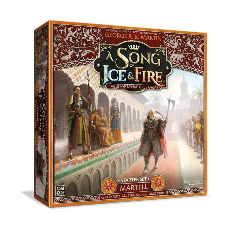 A Song of Ice and Fire Tabletop Miniatures Game House Martell Starter Set | Strategy Game for Teens and Adults | Ages 14+ | 2+ Players | Average Playtime 45-60 Minutes | Made by CMON