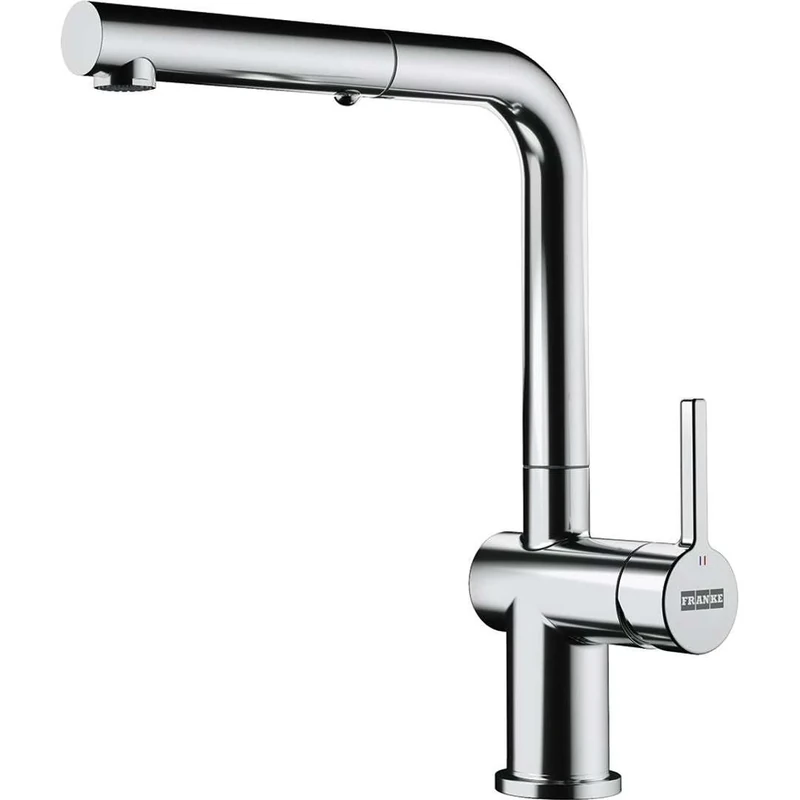 Kitchen Sink tap with a Pull-Out spout and Spray Function from Franke Active L Window Pull-Out Spray - Chrome - 115.0653.391
