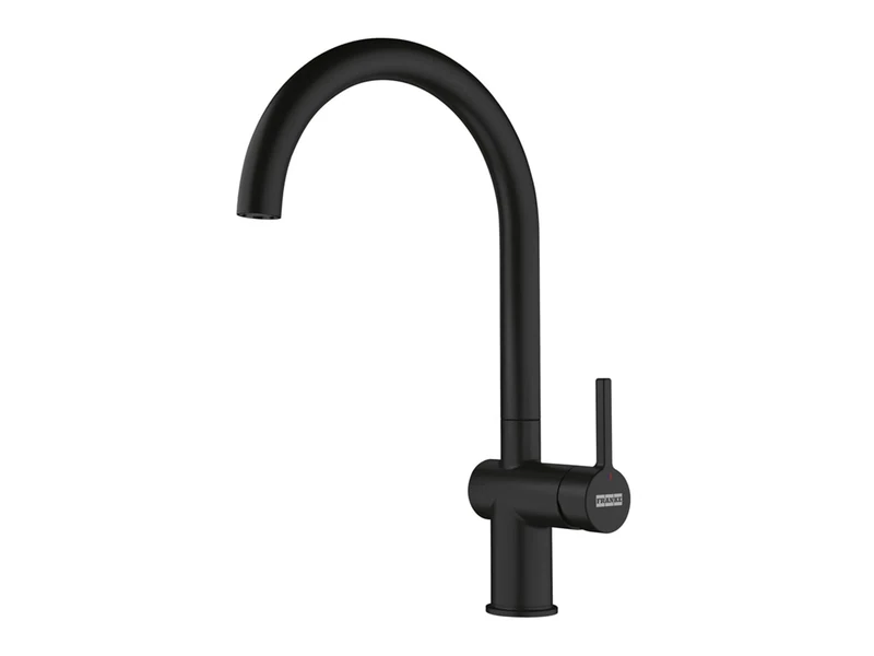 Franke Active J Matte Black Kitchen Tap with Swivel Spout 115.0653.398