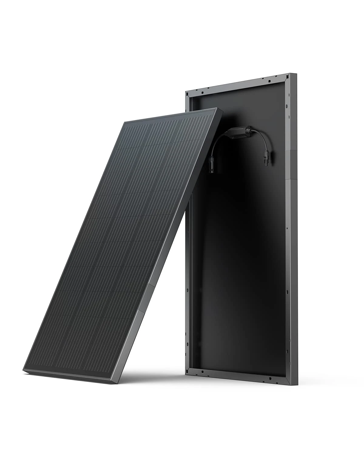 EF ECOFLOW 2PCS 100W Rigid Solar Panel with High Efficiency Solar Modules, IP68 Waterproofing, Ideal for Off-Grid Solar Panel Kits, PV Charging, Power Kits & Ecosystem