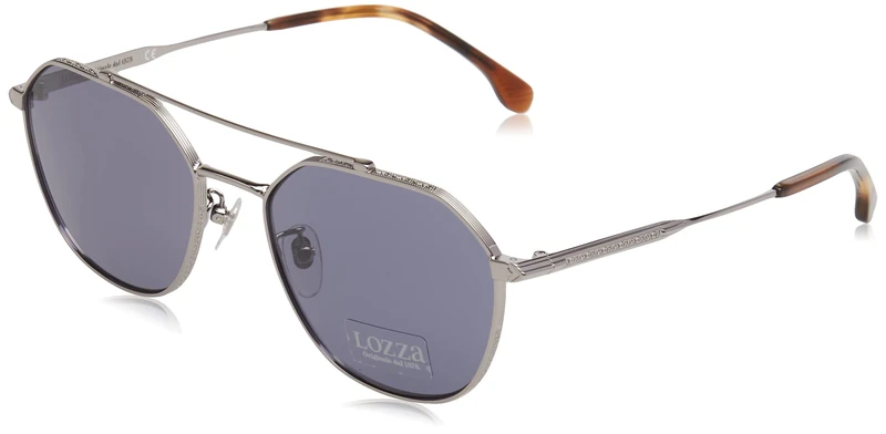 Lozza SL2409 Total Shiny Ruthenium 56 Men's Glasses, Total Shiny Ruthenium, Total Shiny Ruthenium