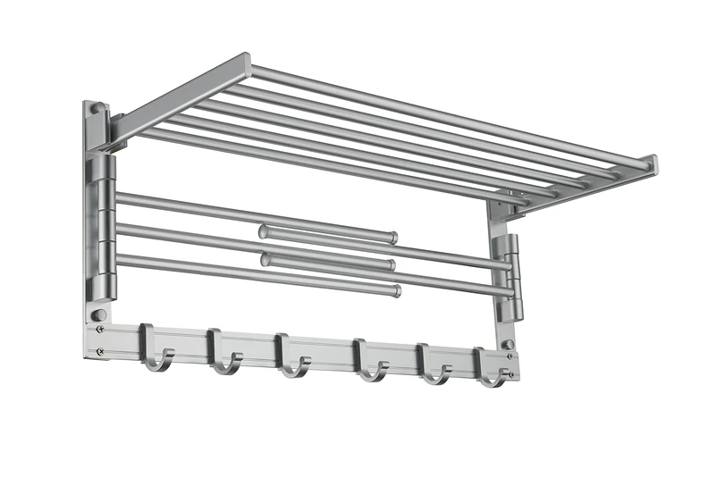 Görbach Aluminium Towel Rail Towel Rack Silver (5-40SS)