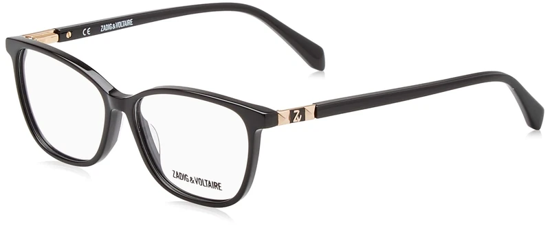 ZADIG&VOLTAIRE VZJ038 Glasses, Shiny Black, 48 Child, shiny black, UK 20