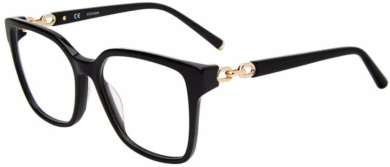 Escada VESD56 Eyeglasses, Shiny Black, 54 for Women, shiny black, UK 26