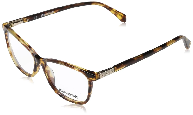 Zadig & Voltaire Kids' Glasses, Shiny Brown/Yellow Havana, UK 20