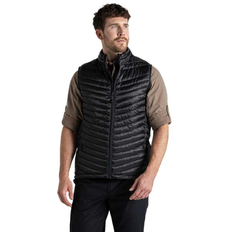 Craghoppers Mens Expert Expolite Thermal Vest XXL Black Lightweight, Water Repellent, Packaway