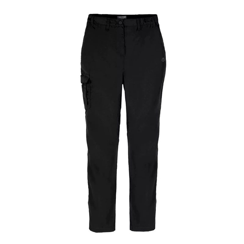 Craghoppers Womens Expert Kiwi Trousers, Black, Size 16 - Image 1