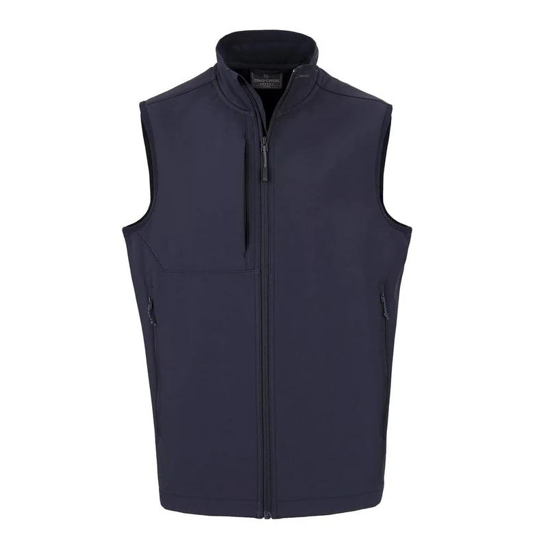 Craghoppers Expert Basecamp Softshell Gilet Men's Sleeveless Jacket Dark Navy XS