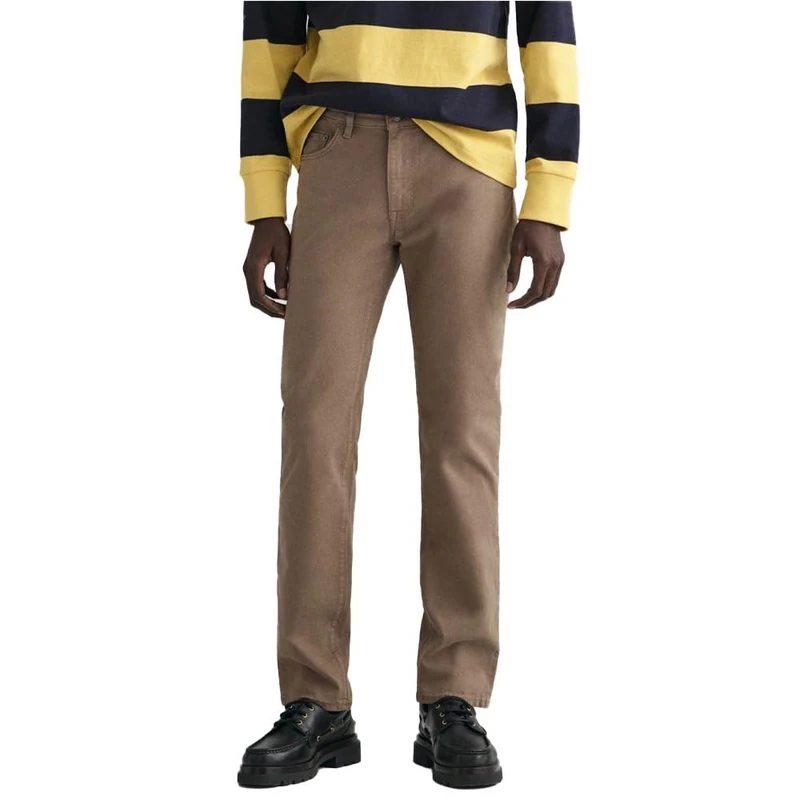 GANT Men's Slim Jeans, Desert Brown, Standard, Desert Brown, 38 W/34 L