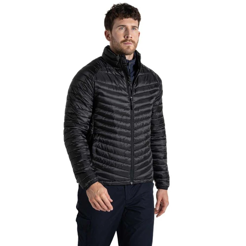 Craghoppers Mens Expert Expolite Padded Jacket - Black, Large - Wind Resistant