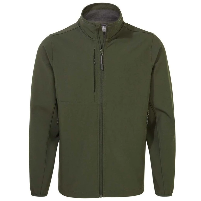 Craghoppers Mens Expert Basecamp Jacket Softshell, Dark Cedar, S