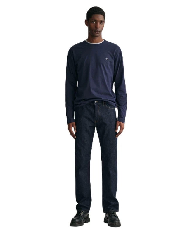 GANT Mens Fit Jeans Dark Blue 30W / 30L