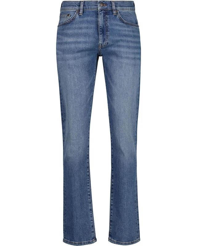 GANT Men's Slim Jeans, Mid Blue Worn in, 34 W/32 L