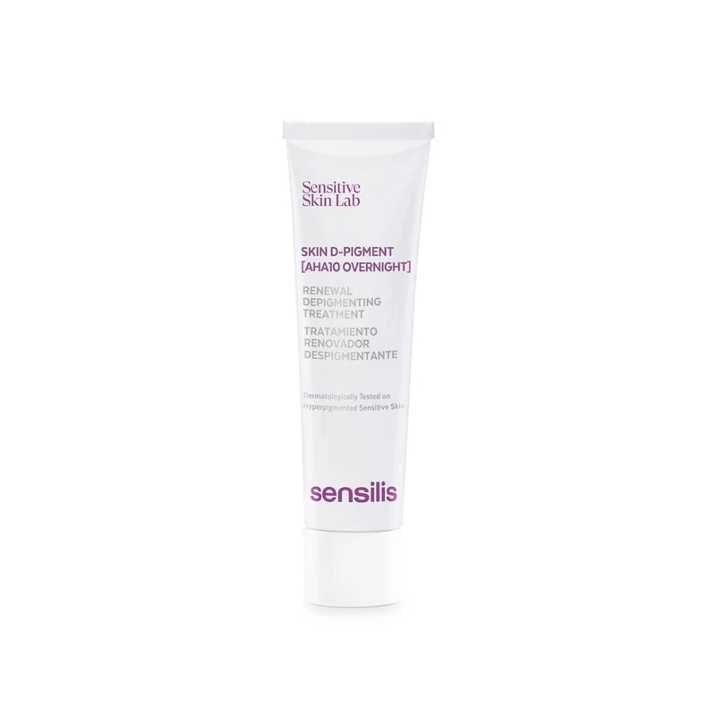 SENSILIS Skin D-Pigment AHA10 Overnight Cream | SPIGMENT Cream | Stain Repellent | 30ml