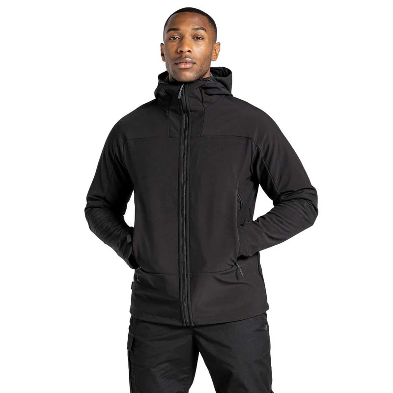 Craghoppers Unisex Expert Act Hooded Softshell, Black, XL