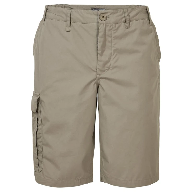 Craghoppers Mens Expert Kiwi Long Cargo Shorts, Pebble, 32 EU - Image 1