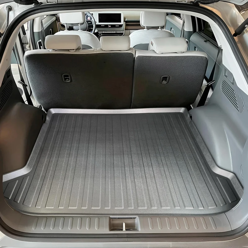 Premium Cargo Liner for Hyundai Ioniq 5 2022-2023 - 100% Protection - Custom Fit Car Trunk Mat - All-Season Black Cargo Mat - 3D Shaped Laser Measured Trunk Liners for Hyundai Ioniq 5