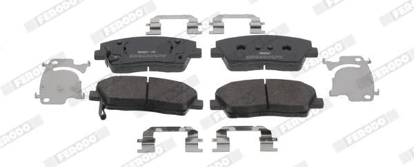FERODO Brake Pads | FDB5044 | OE-Matching Quality | Eco-Friction Fuse+ Technology | Pack of 4