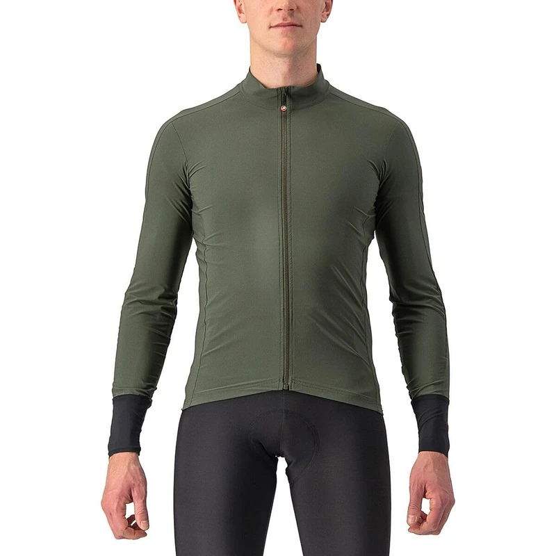 Castelli Flight Jersey Air Cycling Jersey Men/Women, Ultra Light and Breathable, High Performance for Warm Conditions, Military Green, 3XL - Image 1