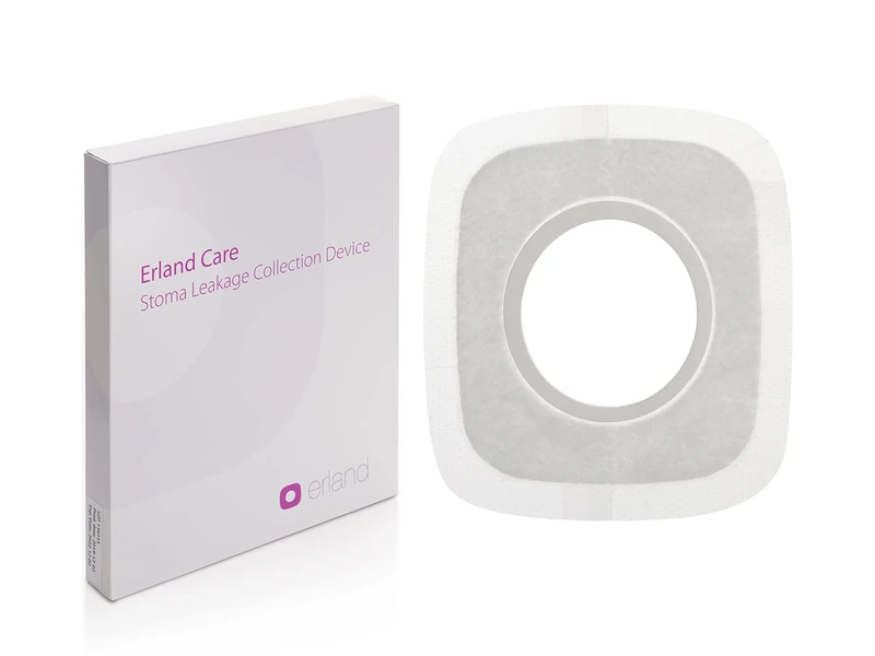 Erland Care Protective WaterProof Stoma Pad Multifunctional Silicone Pads For Stoma Care, Self Adhesive Comfortable Colostomy Pad That's Gentle On Skin. Stoma Care Accessories 16.2 x 18.4cm Pack of 10