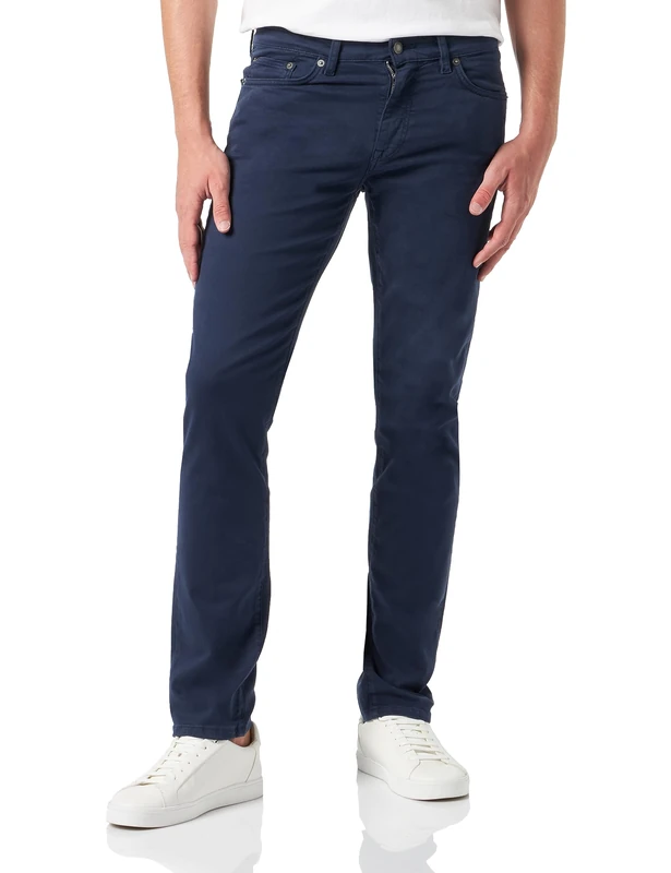 GANT Men's Regular Desert Jeans, Graphite, 38W / 32L - Image 1