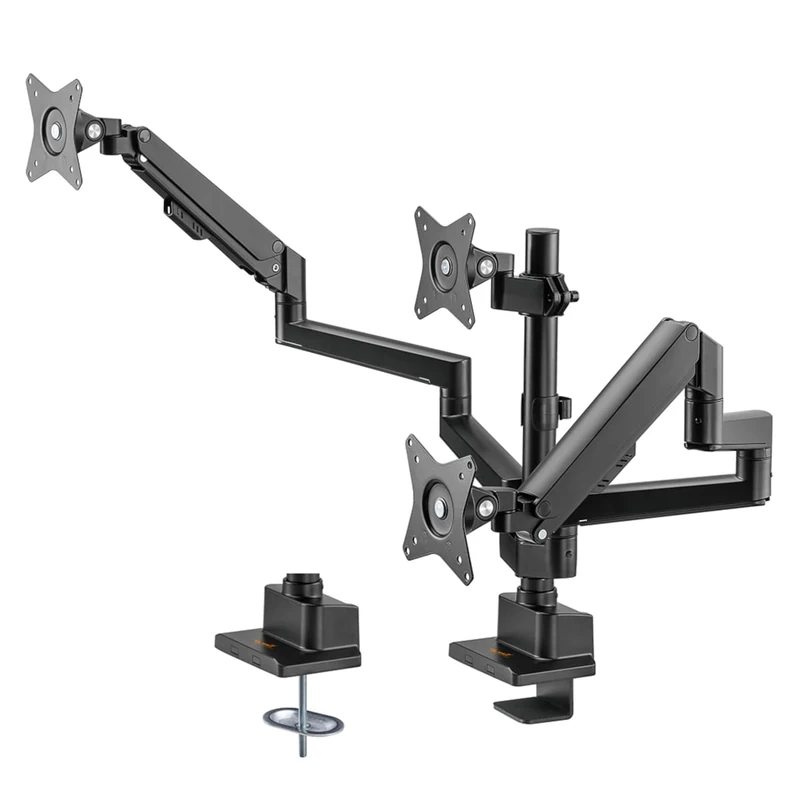 My Wall Vollbeweglicher Tischhalter für 3 Flachbildschirme 17" - 30", VESA 75/100
