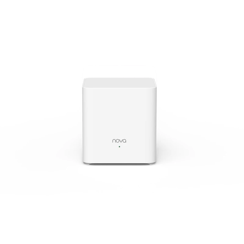 Tenda Nova AX1500 Whole Home Mesh Wifi 6 System, Up to 2 Rooms 1100 sq ft Coverage, Dual-Band Wifi Mesh with 2 Gigabit Ports, Compatible with Alexa, Parental Control and Easy Setup（MX3）1-Pack