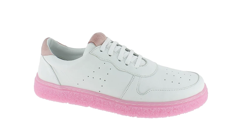 Andrea Conti Women's Trainers, White/Pink, 42 EU, White Pink, 9 UK