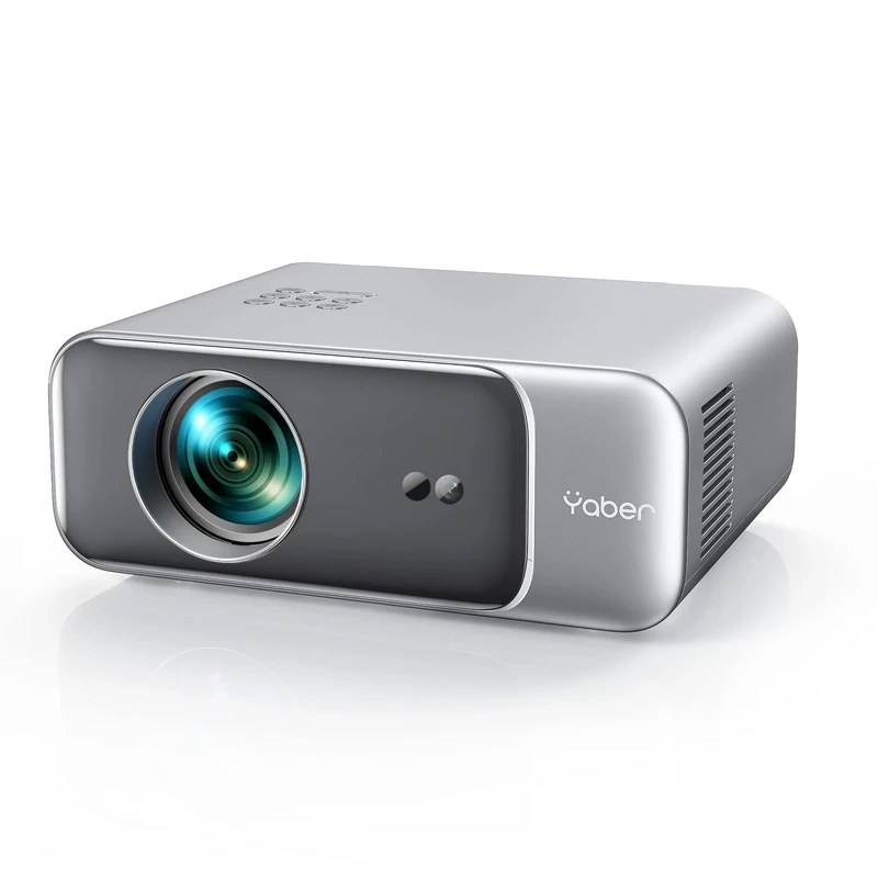 Auto Focus & Keystone 1080P HD Portable Projector, WiFi6 Bluetooth 5.2 Projectors, YABER Pro V9 Smart Projector, Home Cinema Projectors for Bedroom/Smartphone/TV Stick