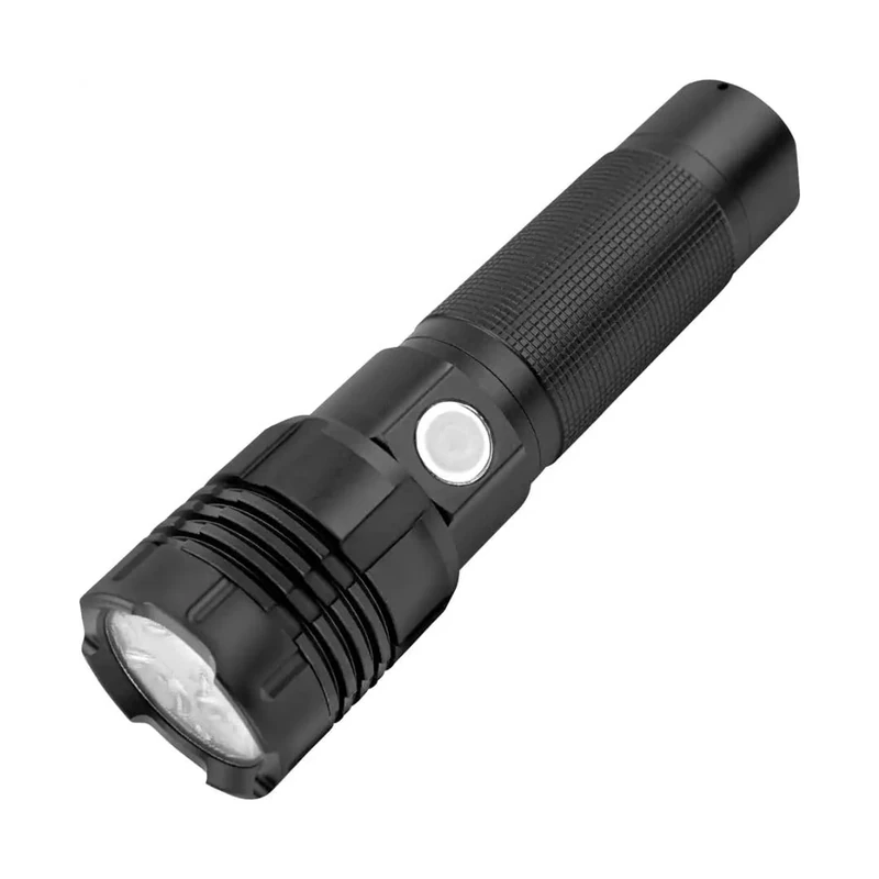 ANSMANN PRO 3000R Professional 30W Rechargeable LED Torch. IP67 Rated. 6 Light Functions. Light Range up to 213M. Includes 3.6V 5100mAh Li-ion Battery, Wrist Strap. 3 Year Warranty
