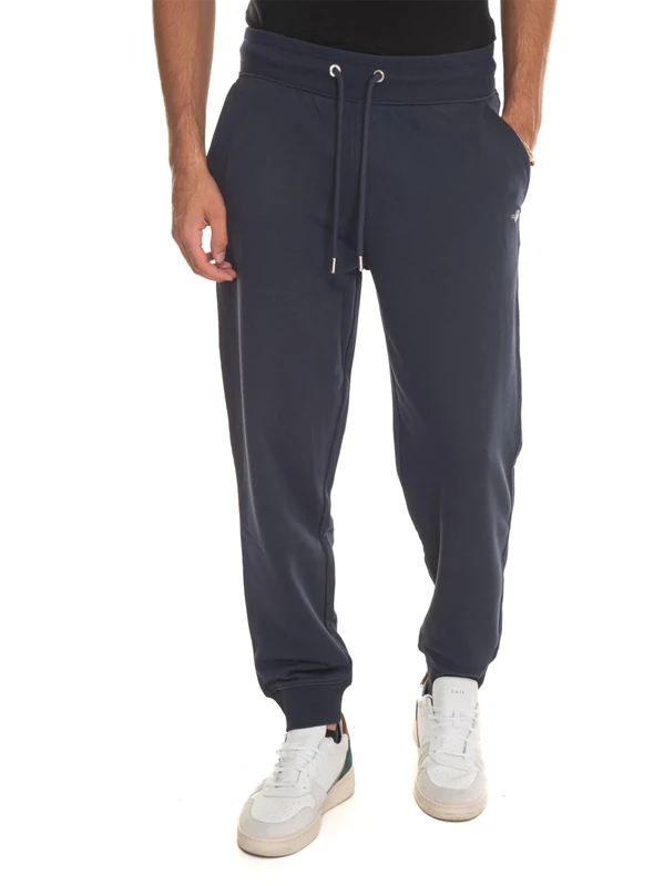 GANT Men's Reg Shield Sweatpants Logo Sweatpants, Evening Blue, 4XL