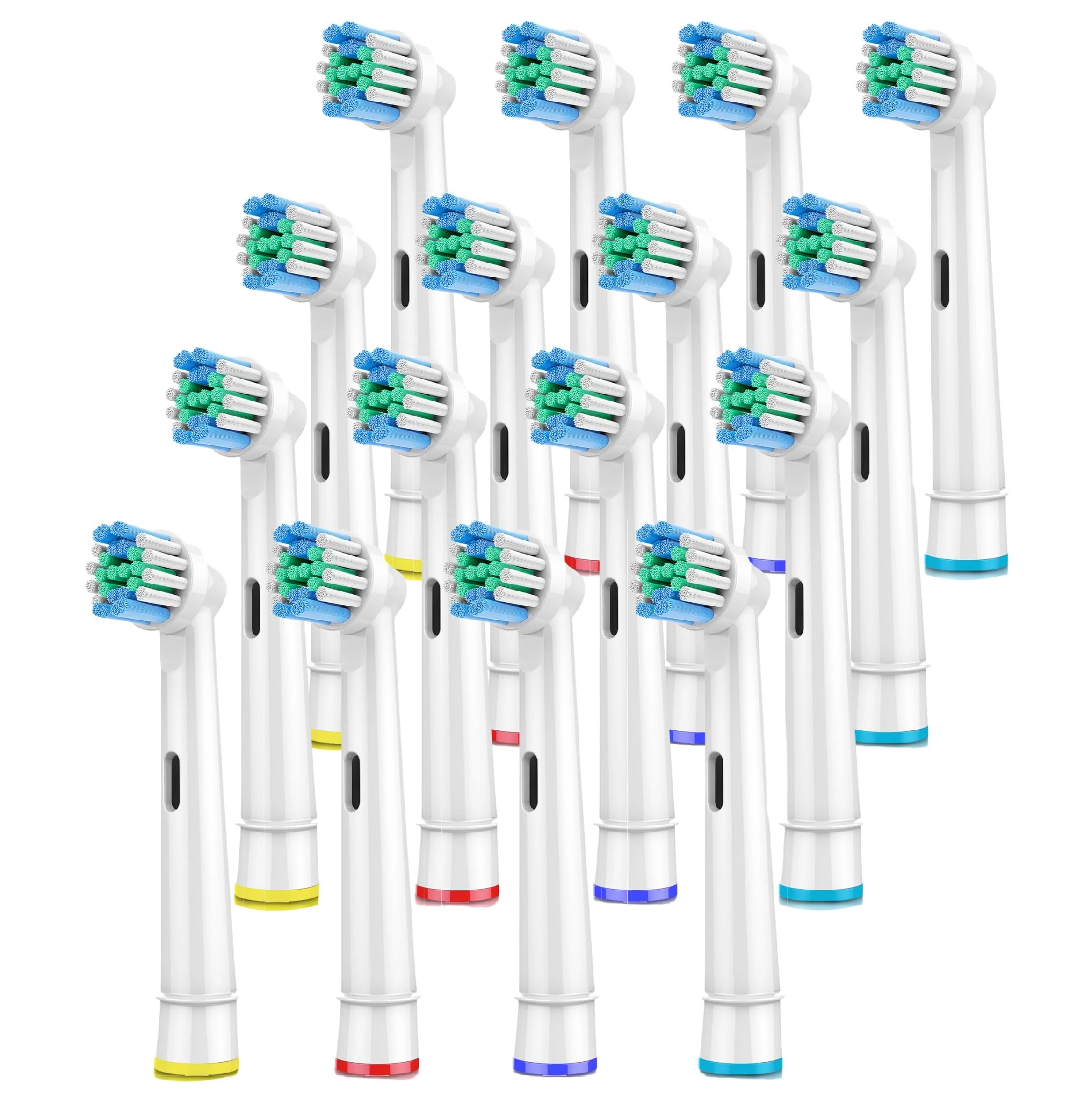 16 Pack - Brush Heads for Oral B Electric Toothbrush – Replacement Heads Compatible with Braun Oral B Pro/Vitality/Smart/Genius