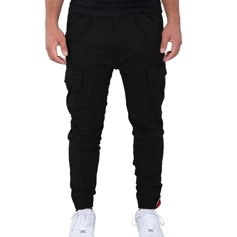 ALPHA INDUSTRIES Men's Airman Pant, 136-Grey Black, 30 W