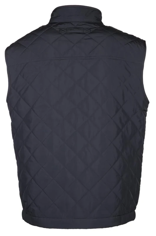 GANT Men's Quilted Windcheater Vest, Evening Blue, Standard, Evening Blue, XXXXXL