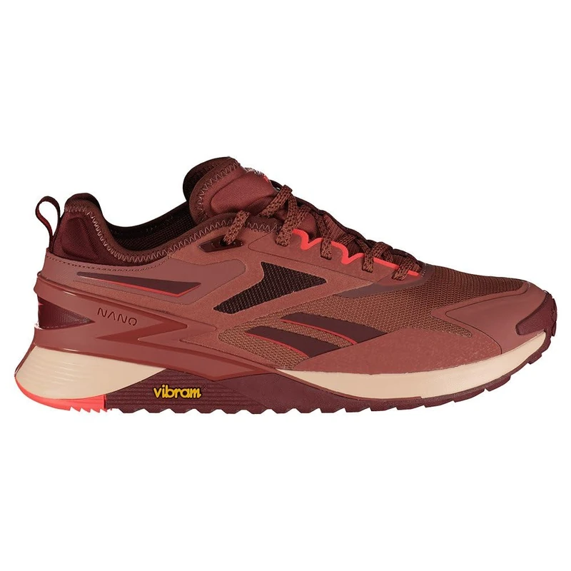 Reebok Women Nano X3 Adventure Sneaker, Sedona Rose F23-R/Classic Maroon F23/Neon Cherry, 2.5